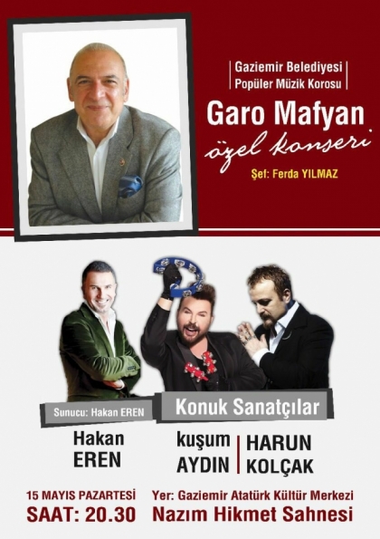 Garo Mafyan Özel Konseri Etkinlik Afişi