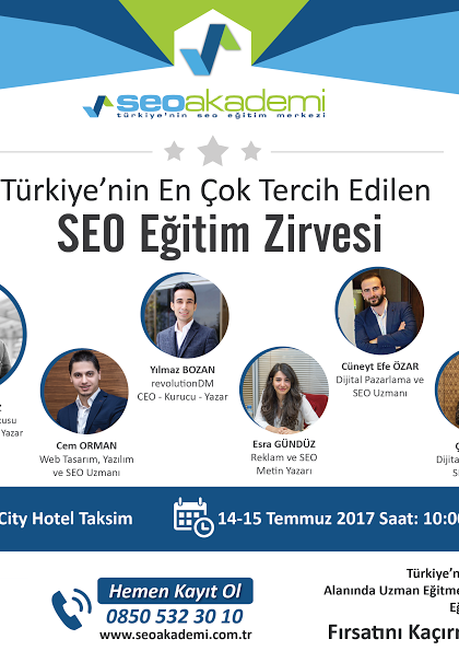 SEO Eğitim Zirvesi Etkinlik Afişi