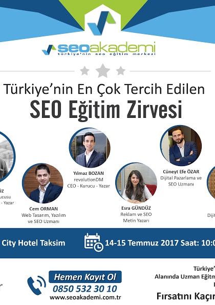 SEO Eğitim Zirvesi Etkinlik Afişi