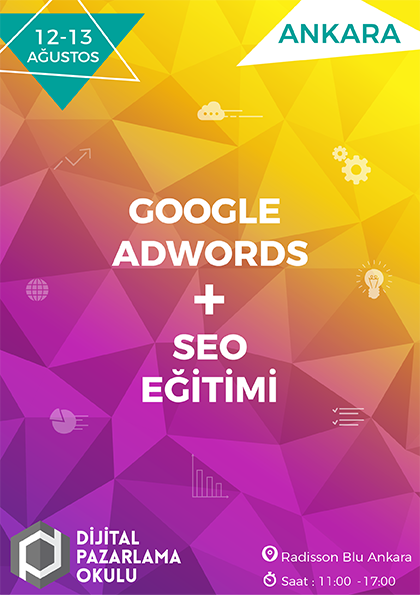 Google AdWords ve SEO Eğitimi [ANKARA] Etkinlik Afişi