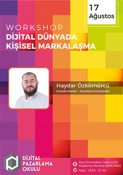 Dijital Dünyada Kişisel Markalaşma Etkinlik Afişi