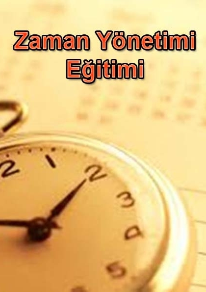 Zaman Yönetimi Eğitimi Etkinlik Afişi