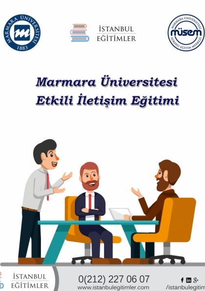 Marmara Üniversitesi - Etkili İletişim Eğitimi Etkinlik Afişi