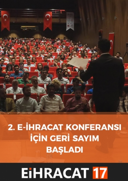 2. E-İhracat Konferansı İçin Geri Sayım Başladı! Etkinlik Afişi