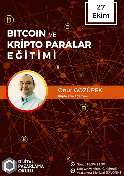 Bitcoin ve Kripto Paralar Eğitimi Etkinlik Afişi