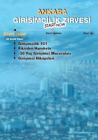 Ankara Girişimcilik Zirvesi Etkinlik Afişi