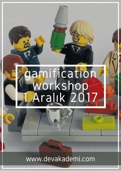 Satış ve İK' de Oyunlaştırılmış Çözümler "Gamification Workshop" Etkinlik Afişi