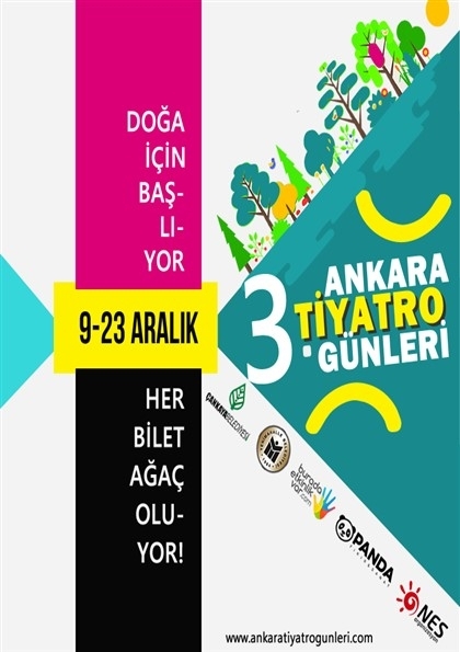 3. Ankara Tiyatro Günleri Etkinlik Afişi