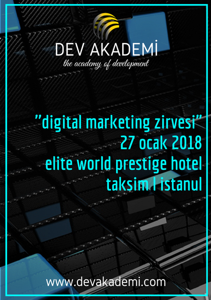 DEV AKADEMİ "Digital Marketing" Zirvesi Etkinlik Afişi