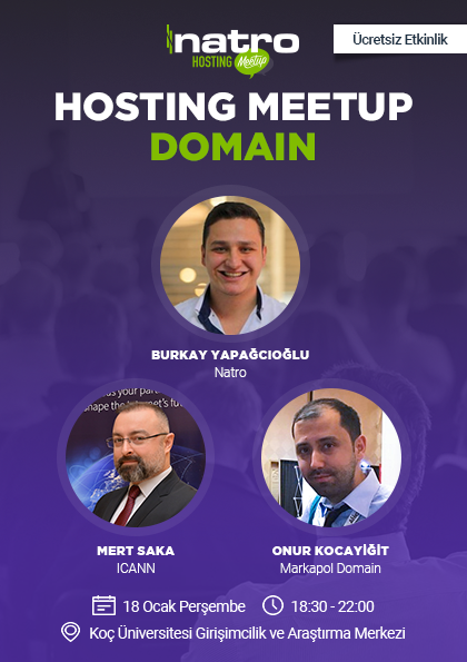 Hosting Meetup | Domain Etkinlik Afişi