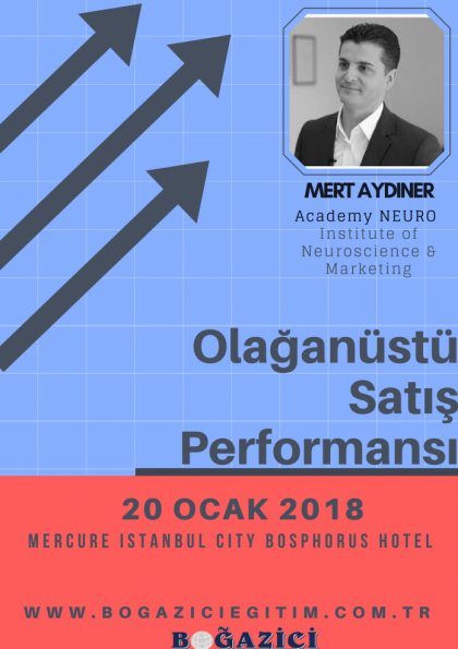 Olağanüstü Satış Performansı Etkinlik Afişi