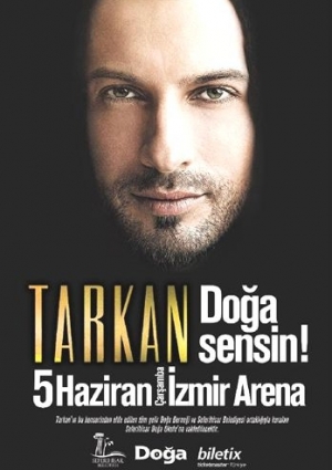 Tarkan İzmir Konseri Etkinlik Afişi