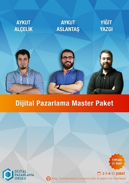 Dijital Pazarlama Master Eğitimi Etkinlik Afişi