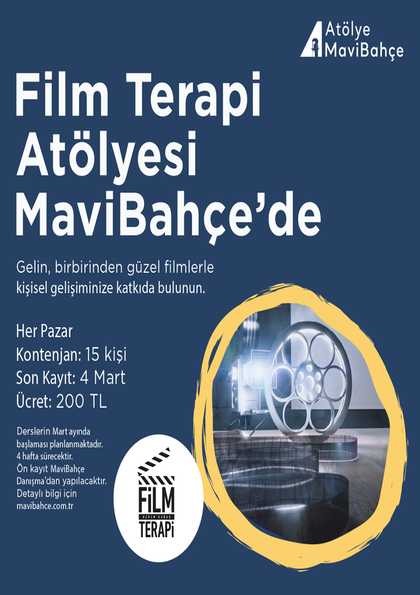 Film Terapi Atölyesi Mavibahçe'de! Etkinlik Afişi