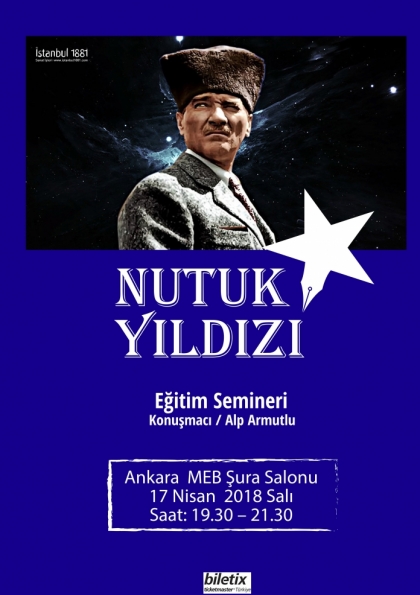 ''Nutuk Yıldızı'' Eğitim Semineri Etkinlik Afişi