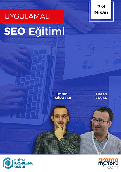 Uygulamalı SEO Eğitimi Etkinlik Afişi