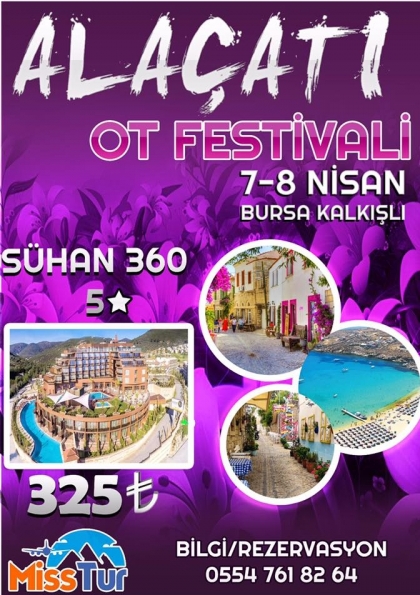 Alaçatı Ot Festivaline Gidiyoruz ! Etkinlik Afişi