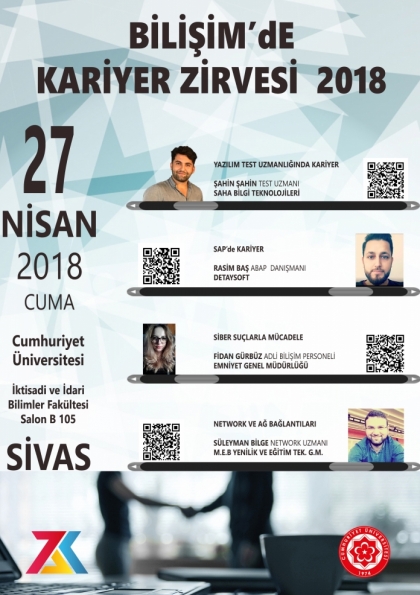 BİLİŞİM’DE KARIYER ZİRVESİ  2018 Etkinlik Afişi