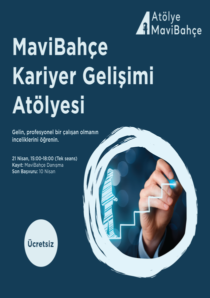 MaviBahçe Kariyer Gelişimi Atölyesi Etkinlik Afişi