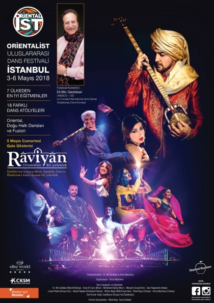 Raviyan Dans Gösterisi - Orientalist Dans Festivali Etkinlik Afişi