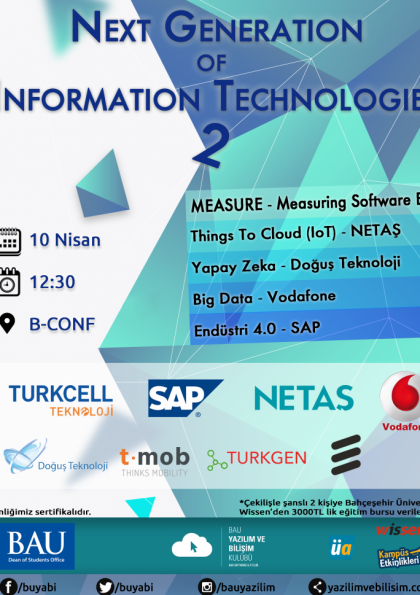 Next Generation of Information Technologies 2 Etkinlik Afişi