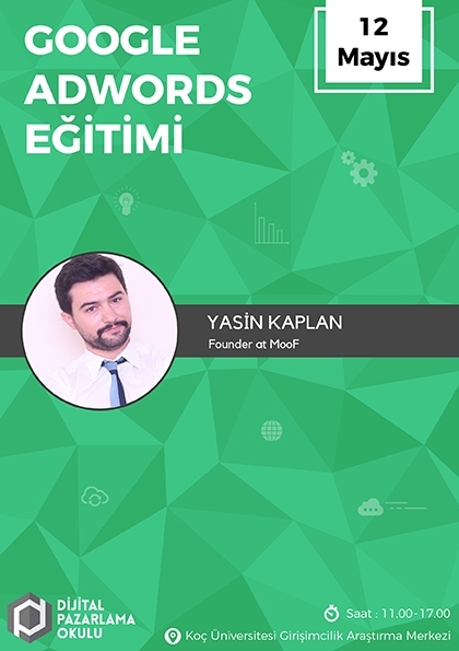 Google AdWords Eğitimi Etkinlik Afişi