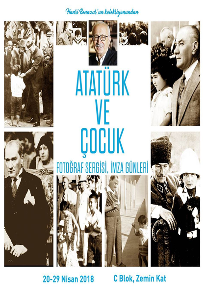 Atatürk ve Çocuk Sergisi Etkinlik Afişi