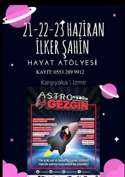 İLKER ŞAHİN - Astroloji Bakanı Etkinlik Afişi