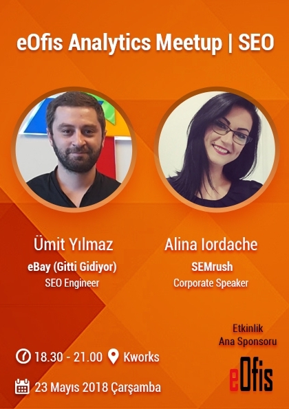 eOfis Analytics Meetup | SEO (Ücretsiz Etkinlik) Etkinlik Afişi