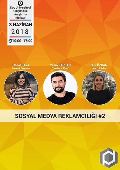 Sosyal Medya Reklamcılığı Eğitimi #2 Etkinlik Afişi