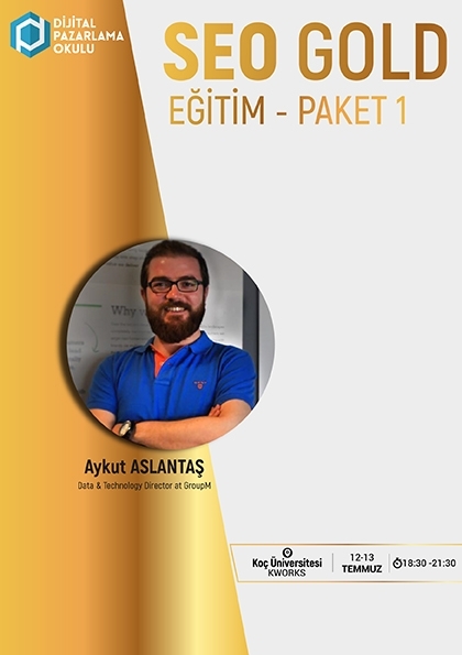 SEO Gold Paket 1 Eğitimi Etkinlik Afişi