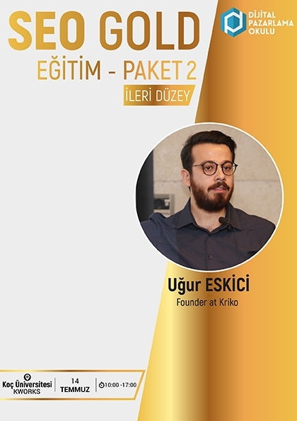 SEO Gold Paket 2 - İleri Düzey Etkinlik Afişi