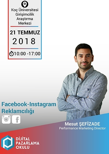 Facebook - Instagram Reklamcılığı Eğitimi Etkinlik Afişi