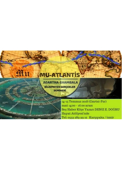 Mu Atlantis Agartha Shambala Semineri Etkinlik Afişi