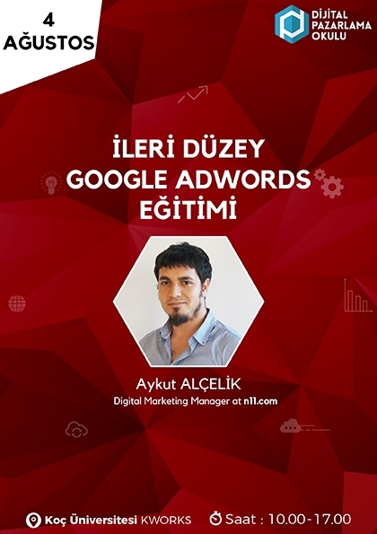 İleri Düzey Google AdWords Eğitimi Etkinlik Afişi