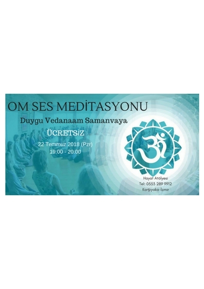 OM SES MEDİTASYONU Etkinlik Afişi