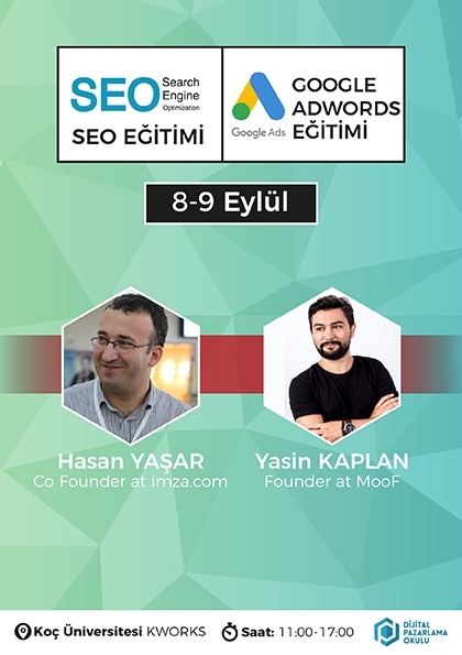 SEO + Google Ads Eğitimi Etkinlik Afişi