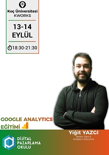 Google Analytics Eğitimi Etkinlik Afişi