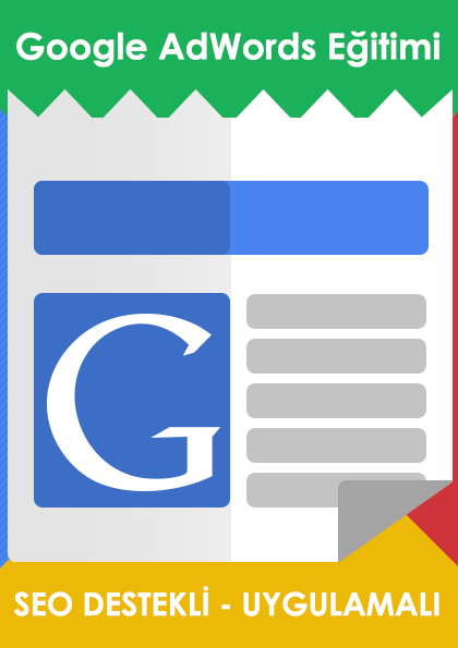 Google AdWords Eğitimi - SEO Destekli Etkinlik Afişi