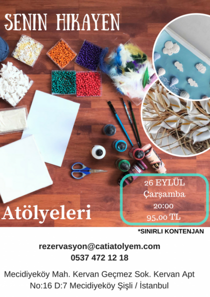 Çatıatölyem Senin Hikayen Atölyesi Etkinlik Afişi