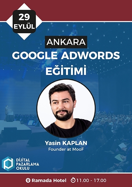 Google Ads Eğitimi [Ankara] Etkinlik Afişi