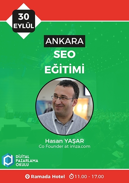 SEO Eğitimi [Ankara] Etkinlik Afişi