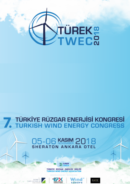 Türkiye Rüzgar Enerjisi Kongresi 2018 Etkinlik Afişi