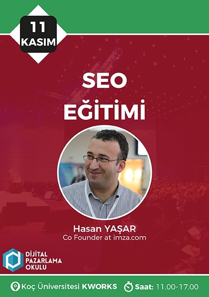 SEO Eğitimi Etkinlik Afişi