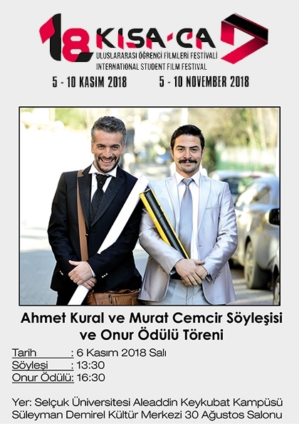 Ahmet Kural ve Murat Cemcir Söyleşisi Etkinlik Afişi