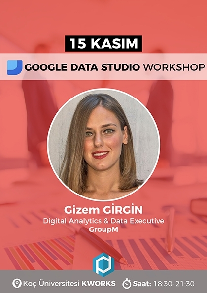 Google Data Studio Workshop Etkinlik Afişi