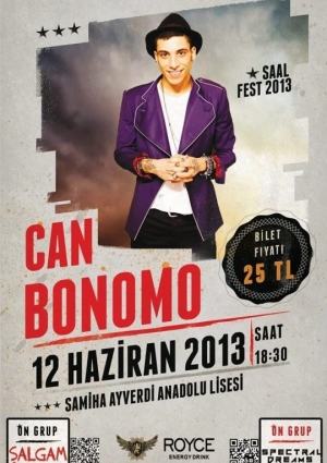 SAAL Fest 13 - Can Bonomo Etkinlik Afişi