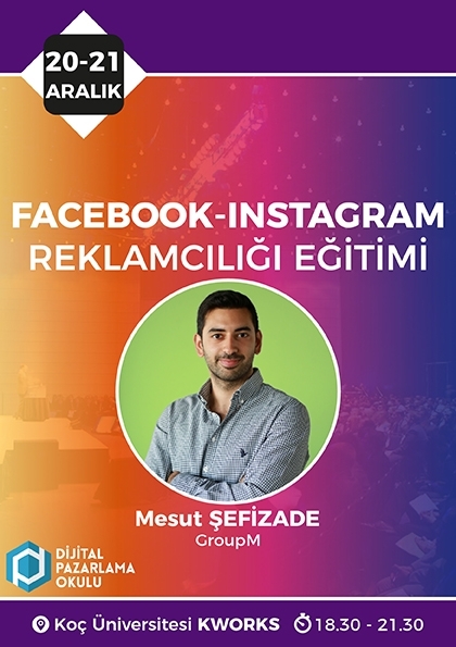 Facebook & Instagram Reklamcılığı Eğitimi Etkinlik Afişi
