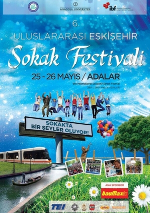 6. Uluslararası Eskişehir Sokak Festivali Etkinlik Afişi