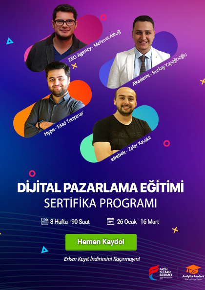 Dijital Pazarlama Eğitimi Sertifika Programı Etkinlik Afişi